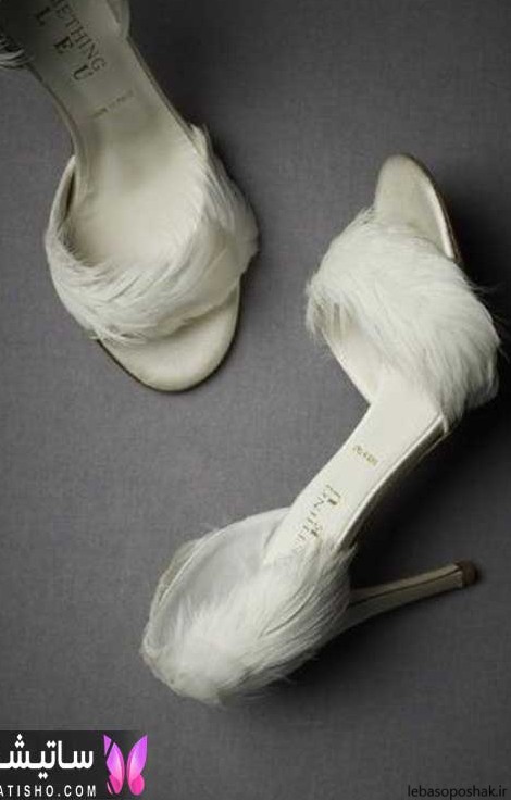 مدل کفش سفید برای عروس