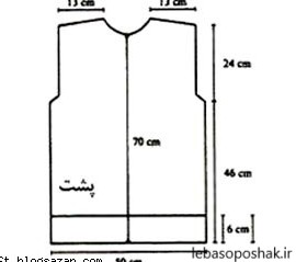 مدل بافت ژاکت پسرانه از یقه