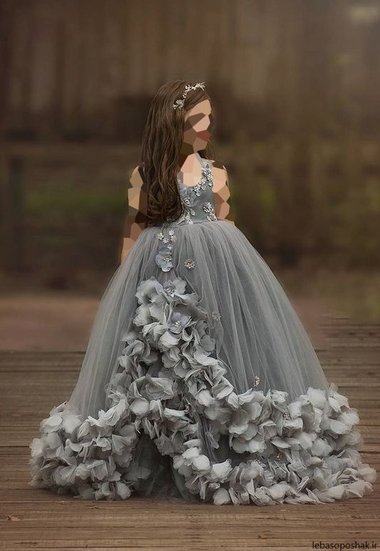 مدل لباس عروس زیبای بچه گانه