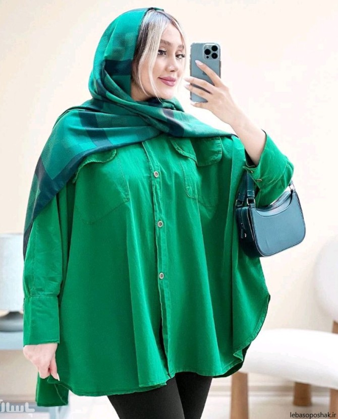 مدل مانتو زنانه خفاشی