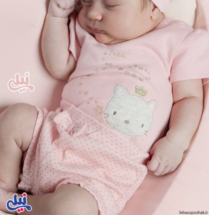 مدل لباس راحتی نوزاد دختر