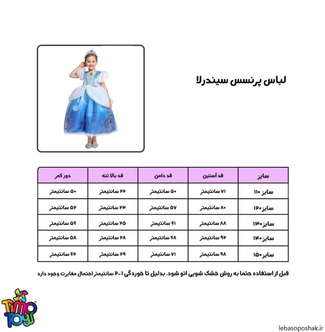 مدل لباس سیندرلا برای تولد