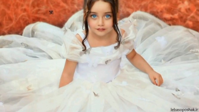 مدل لباس بچه گانه دخترانه عروس