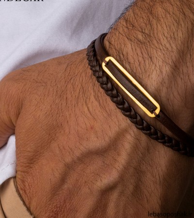 مدل دستبند بافت مردانه