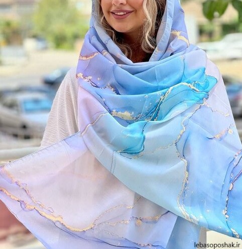 مدل شال زنانه رنگی