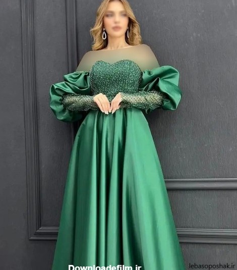 مدل لباس مجلسی کوتاه گیپور در اینستاگرام