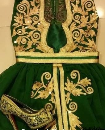 مدل لباس گلابتونی بچه گانه