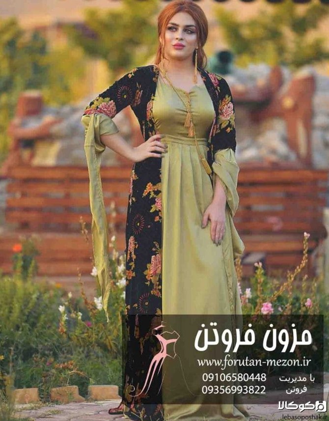 مدل لباس چین دار زنانه