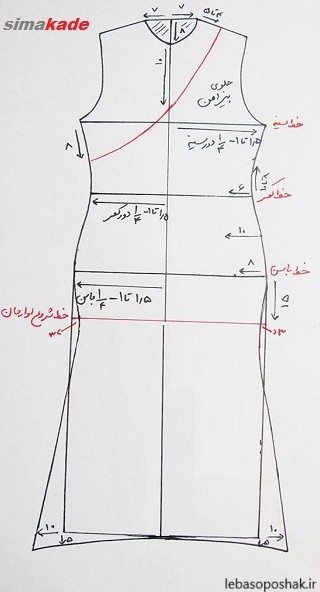 مدل پیراهن تور کش بلند