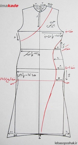 مدل پیراهن تور کش بلند