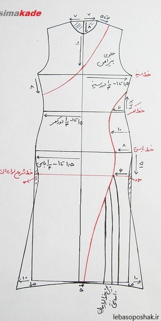 مدل پیراهن تور کش بلند