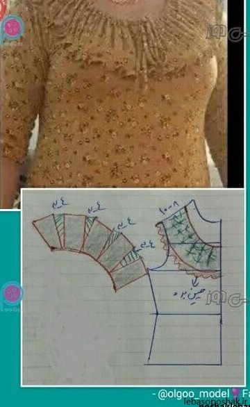 مدل لباس بندری یقه جدید