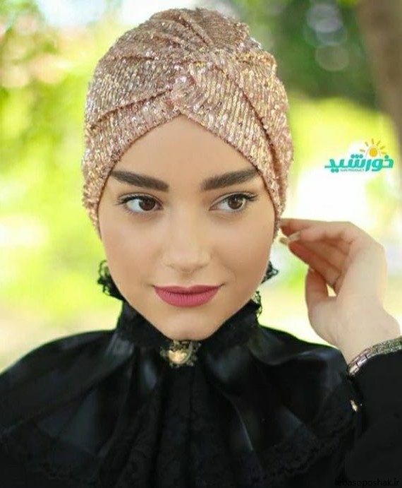 مدل کلاه حجاب مجلسی زنانه