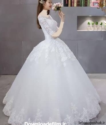 مدل لباس عروس جدید برای افراد لاغر