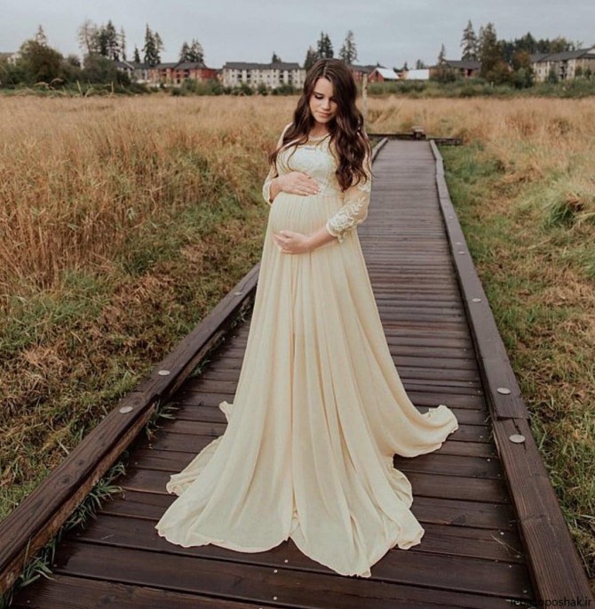 مدل لباس حاملگی با پارچه ریون