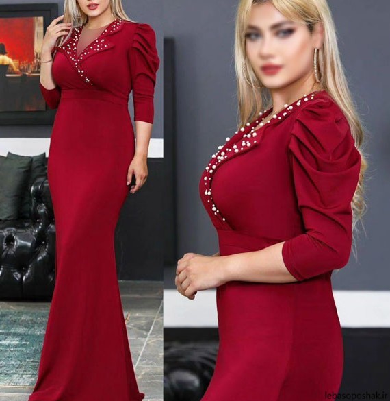 مدل لباس مجلسی کوتاه زنانه ایرانی
