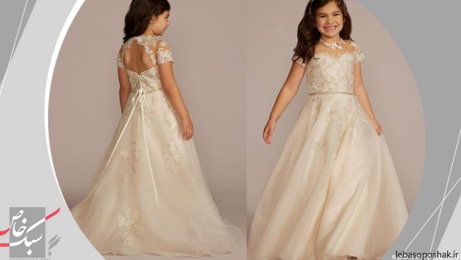 مدل لباس عروس کودک شیک