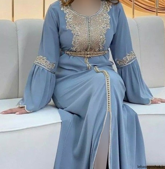 مدل لباس عربی با پارچه ابروبادی