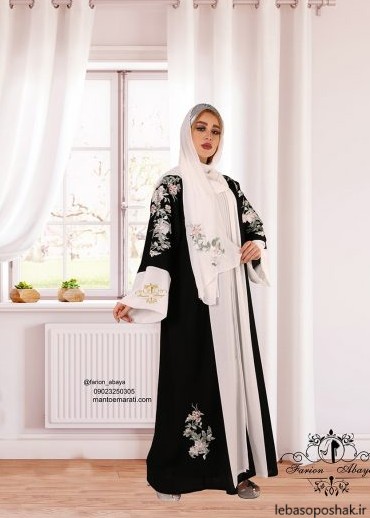 مدل لباس عربی با پارچه ابروبادی