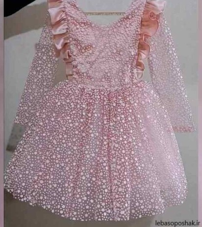 مدل لباس بچگانه با پارچه ساتن