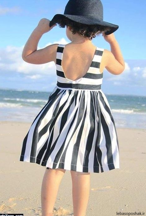 مدل لباس بچه گانه نخی ساحلی