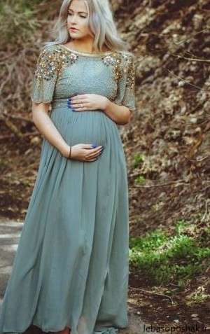مدل لباس مجلسی بارداری اینستاگرامی