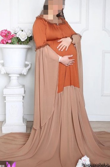 مدل لباس مجلسی برای زن باردار