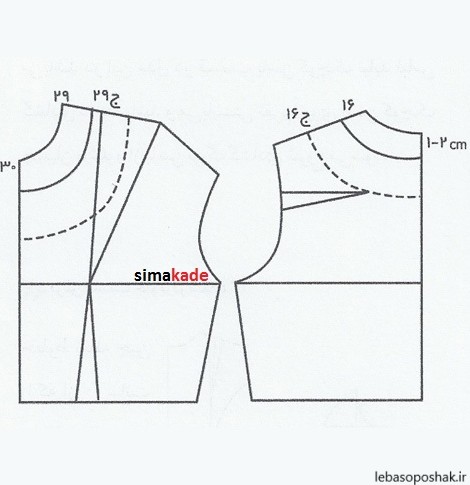 مدل لباس زنانه یقه گردنی