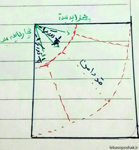 مدل لباس مجلسی دخترانه با الگوی دوخت