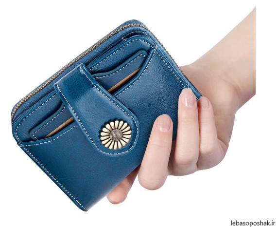 مدل کیف پولی زنانه چرم دست دوز