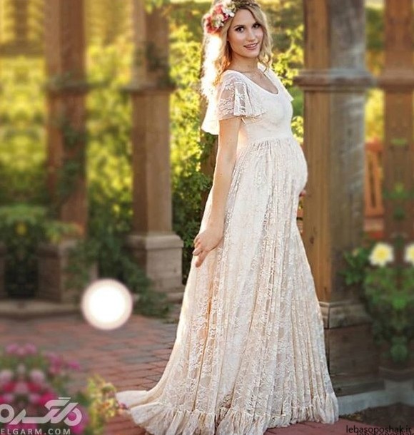 مدل لباس بارداری عروس