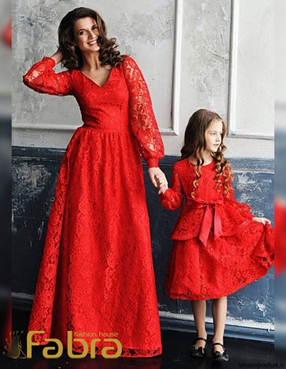 مدل لباس دختر و مادر
