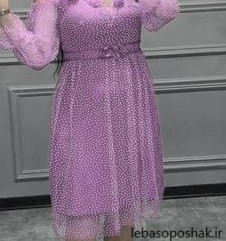 مدل لباس دخترانه با تور آدامسی