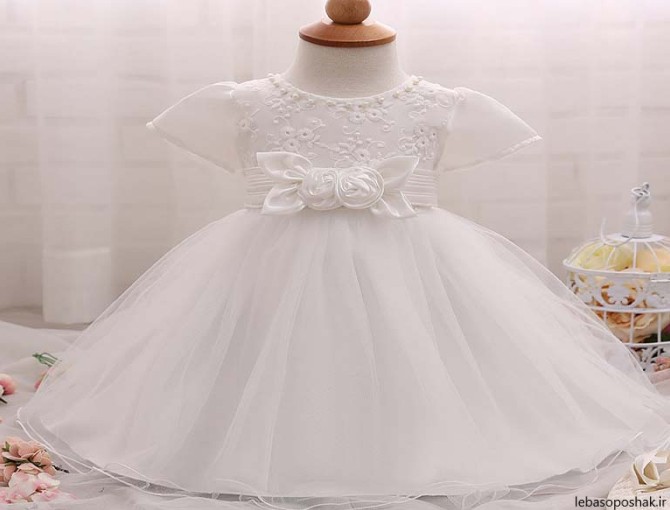 مدل لباس عروس بچه گانه پرنسسی کوتاه