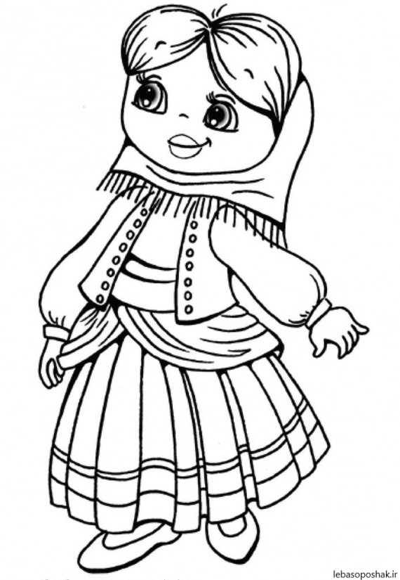 مدل لباس نقاشی کودک