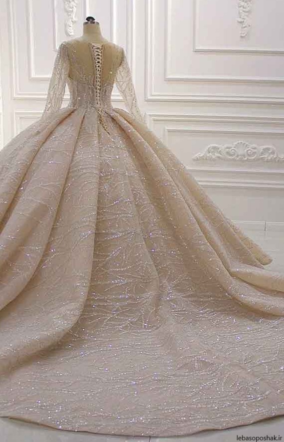 مدل لباس عروس دکلته
