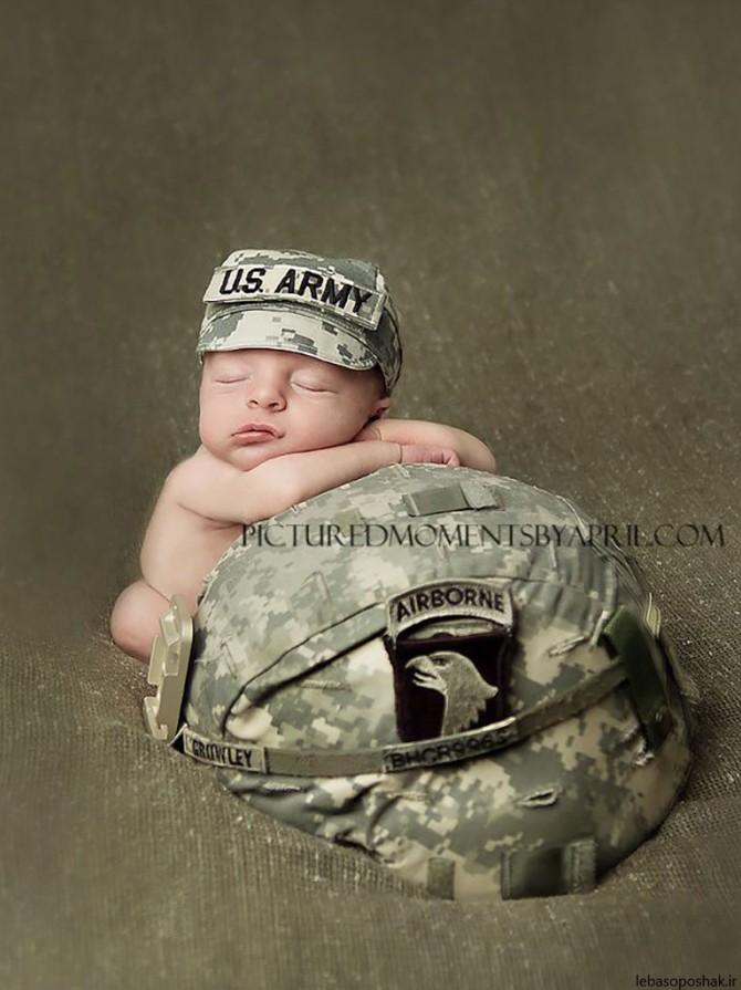 مدل لباس ارتشی نوزاد پسر