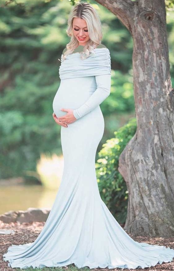 مدل لباس مجلسی بارداری برای عروسی