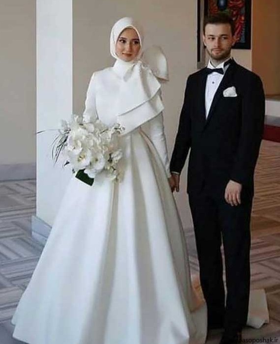 مدل لباس عقد عروس و داماد