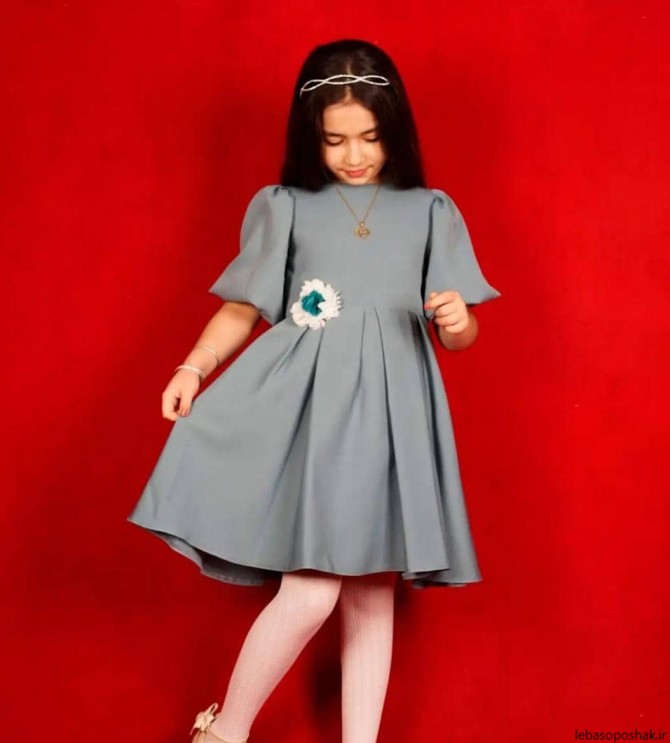 مدل لباس بچه گانه کرپ مازراتی