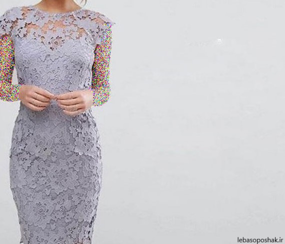 مدل لباس مجلسی گیپور دخترانه در اینستاگرام