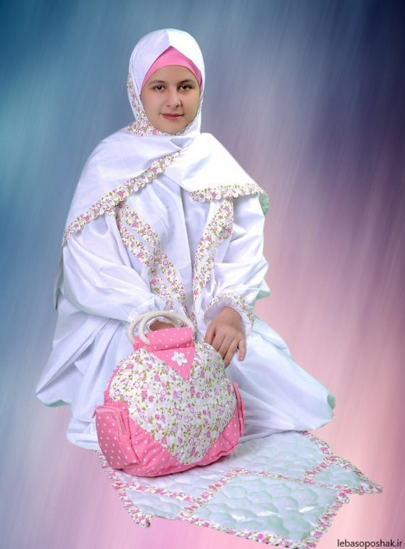 مدل چادر نماز دخترانه جشن تکلیف