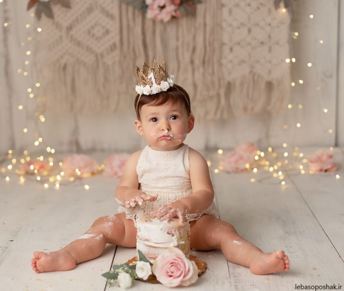 مدل لباس نوزاد دختر چهارماهه