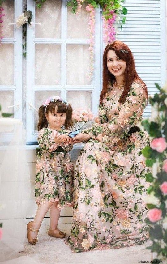 مدل لباس تولد ست مادر و دختر