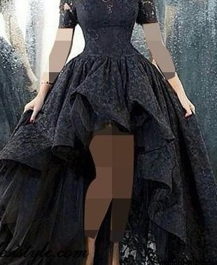 مدل لباس مجلسی دخترانه پشت بلند