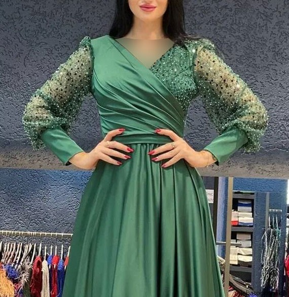 مدل لباس با پارچه ساتن