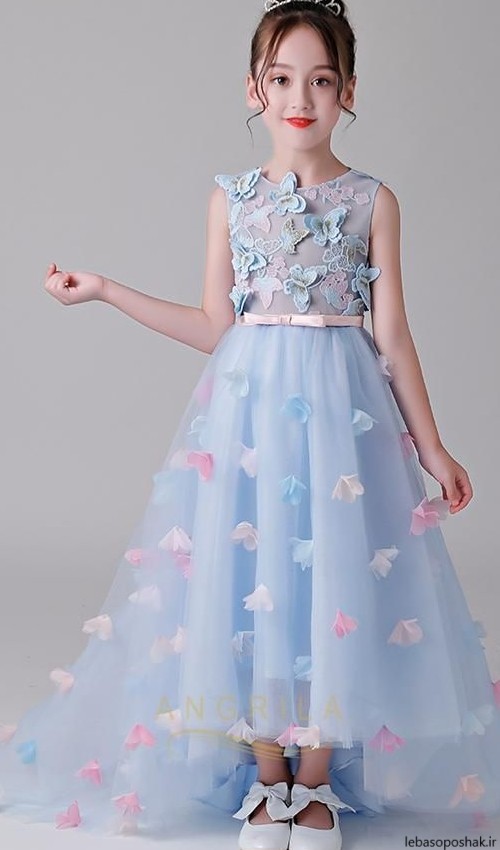 مدل لباس بچگانه با پارچه ساتن