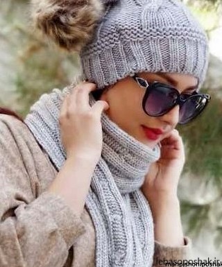 مدل شال و کلاه زنانه بافتنی