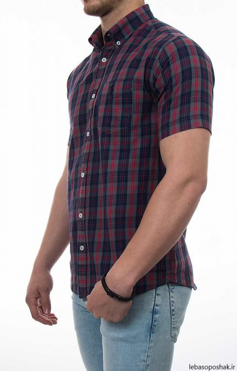 مدل پیراهن مردانه استین کوتاه جدید
