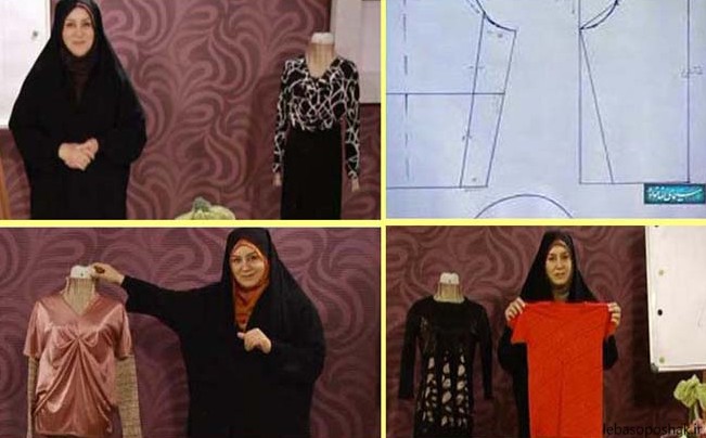 مدل لباس چپ و راستی خانم عمرانی